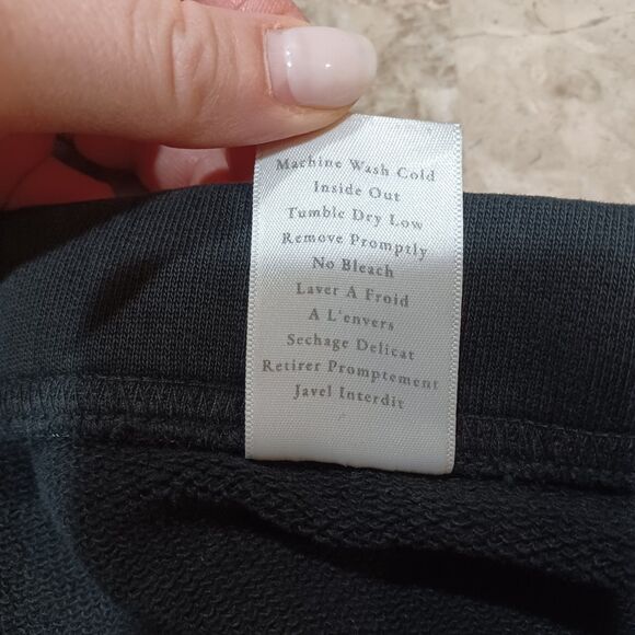 Frank & Eileen Catherine Favorite Sweatpants Wide Leg Crop XS Triple Fleece - Picture 7 of 8